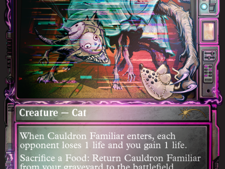 Cauldron Familiar (Rainbow Foil) [Secret Lair Drop Series] For Discount