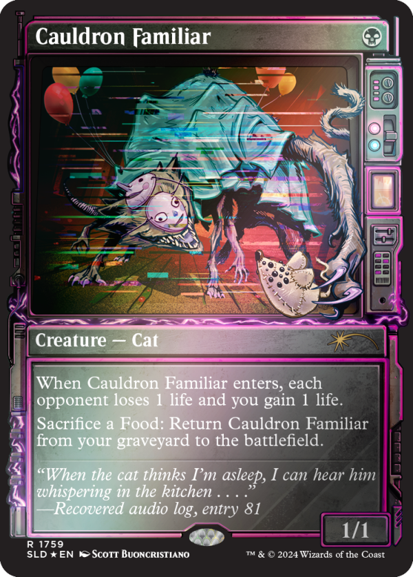 Cauldron Familiar (Rainbow Foil) [Secret Lair Drop Series] For Discount