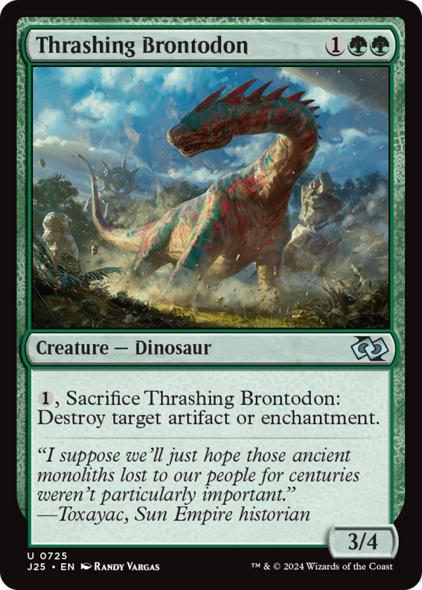 Thrashing Brontodon [Foundations Jumpstart] For Discount