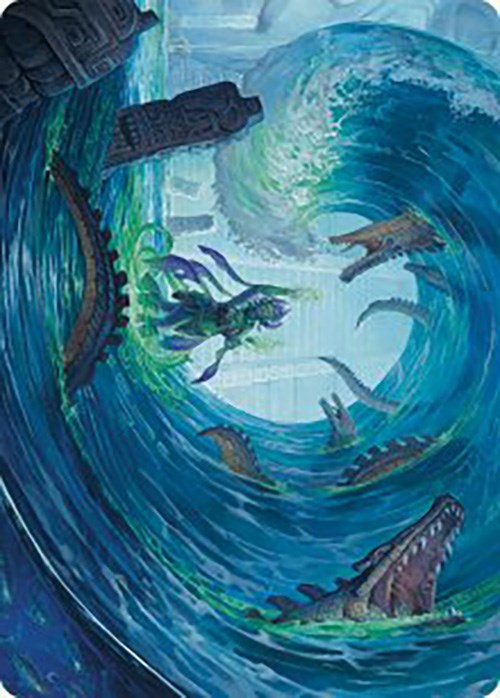 Wave Goodbye Art Card [The Lost Caverns of Ixalan Art Series] For Sale