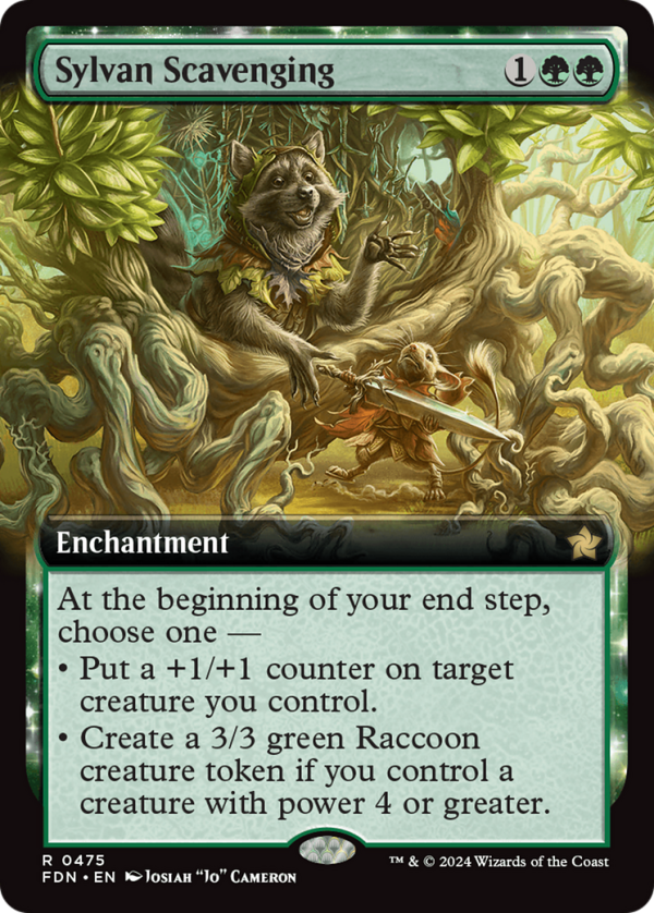 Sylvan Scavenging (Extended Art) [Foundations] Online now