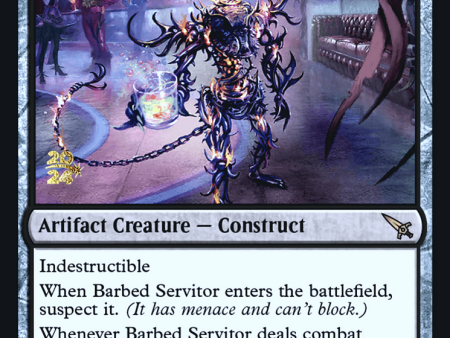 Barbed Servitor [Murders at Karlov Manor Prerelease Promos] Supply