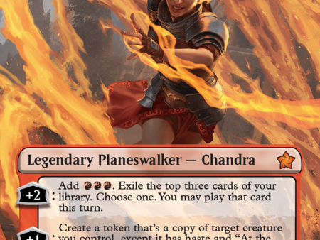 Chandra, Flameshaper (Borderless) [Foundations] Online Sale