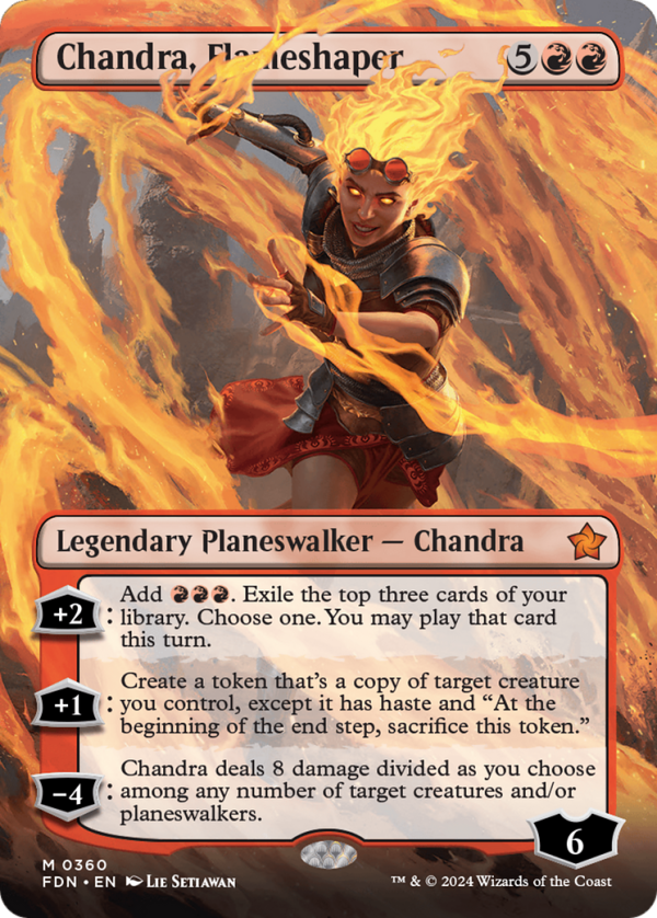 Chandra, Flameshaper (Borderless) [Foundations] Online Sale