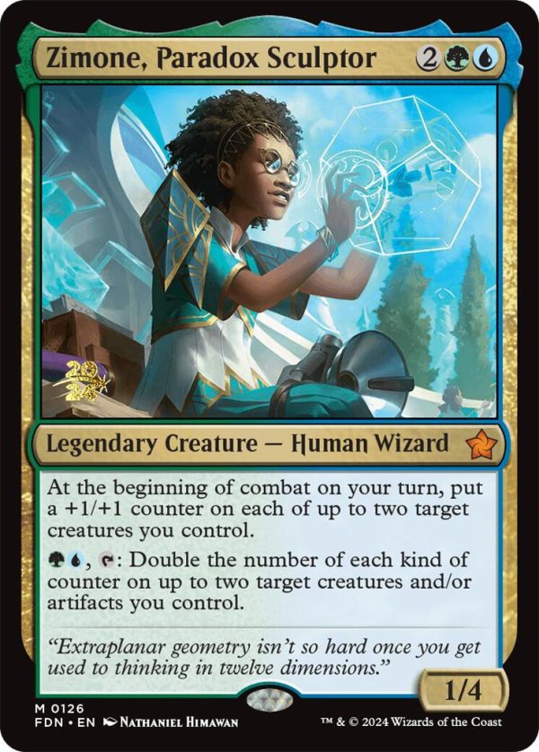 Zimone, Paradox Sculptor [Foundations Prerelease Promos] Hot on Sale