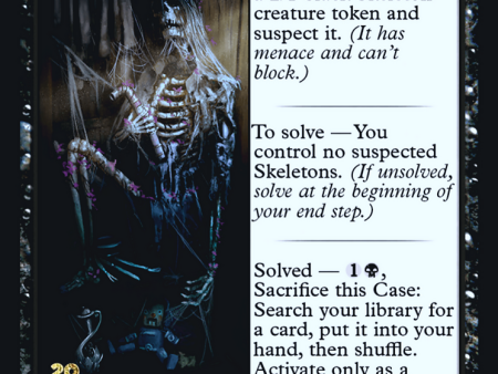 Case of the Stashed Skeleton [Murders at Karlov Manor Prerelease Promos] For Discount