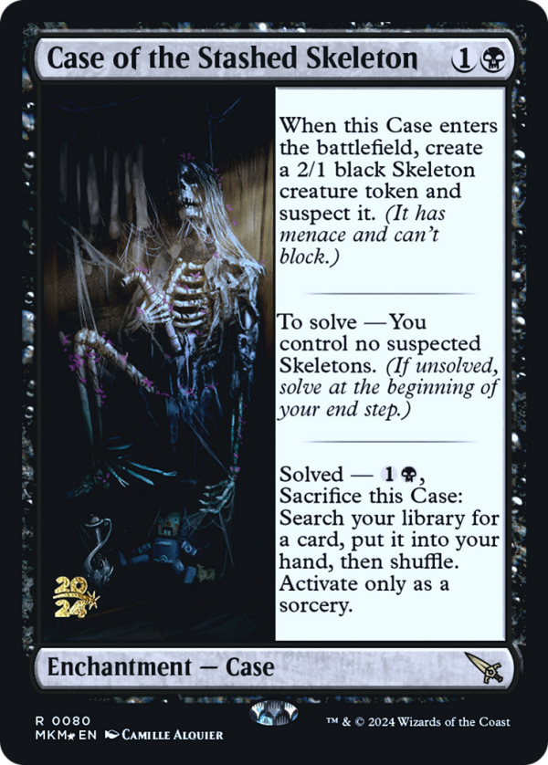 Case of the Stashed Skeleton [Murders at Karlov Manor Prerelease Promos] For Discount