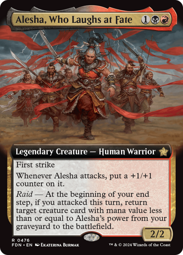 Alesha, Who Laughs at Fate (Extended Art) [Foundations] For Cheap