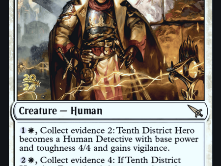 Tenth District Hero [Murders at Karlov Manor Prerelease Promos] For Cheap