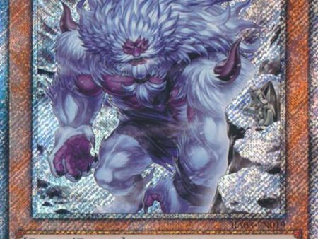 Danger! Bigfoot! (Alternate Art) (Platinum Secret Rare) [RA03-EN019] Platinum Secret Rare Online Sale