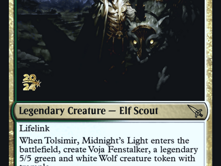 Tolsimir, Midnight s Light [Murders at Karlov Manor Prerelease Promos] Supply