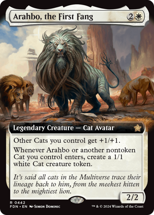 Arahbo, the First Fang (Extended Art) [Foundations] Online now