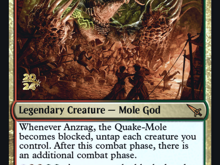 Anzrag, the Quake-Mole [Murders at Karlov Manor Prerelease Promos] For Cheap