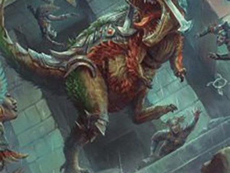 Carnage Tyrant Art Card [The Lost Caverns of Ixalan Art Series] For Cheap