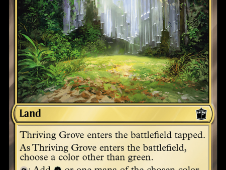 Thriving Grove (Surge Foil) [Doctor Who] on Sale