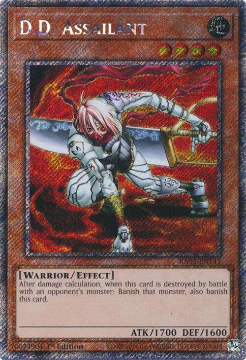 D.D. Assailant (Platinum Secret Rare) [RA03-EN141] Platinum Secret Rare Hot on Sale