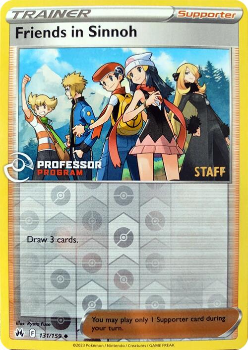 Friends in Sinnoh (131 159) (2023 Staff) [Professor Program Promos] For Discount