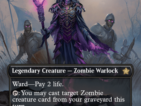 Zul Ashur, Lich Lord (Borderless) [Foundations] Hot on Sale