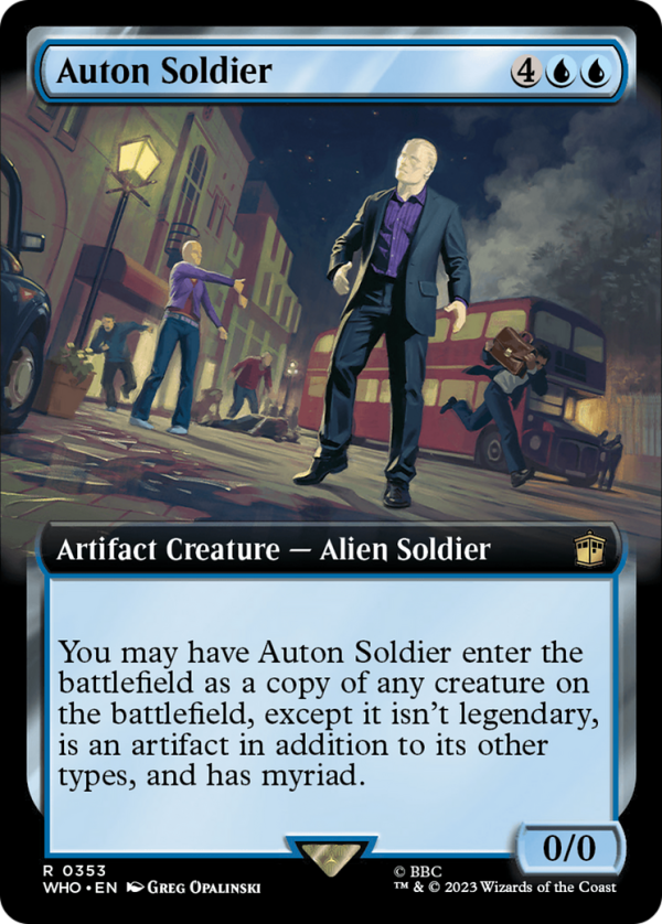 Auton Soldier (Extended Art) [Doctor Who] Online Sale