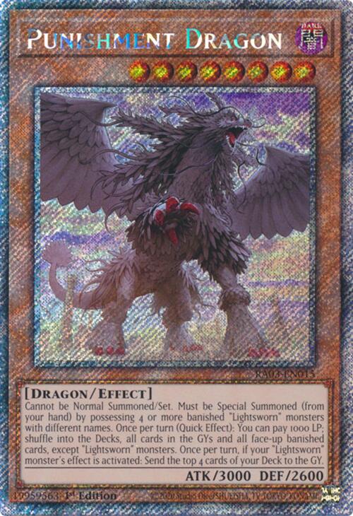 Punishment Dragon (Platinum Secret Rare) [RA03-EN015] Platinum Secret Rare For Discount