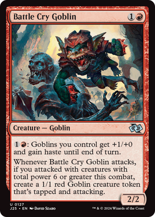 Battle Cry Goblin [Foundations Jumpstart] For Cheap