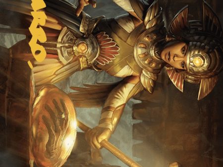 Curator of Sun s Creation Art Card (Gold-Stamped Signature) [The Lost Caverns of Ixalan Art Series] Sale