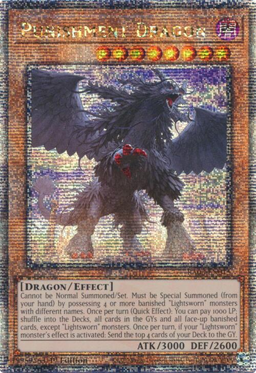 Punishment Dragon (Quarter Century Secret Rare) [RA03-EN015] Quarter Century Secret Rare Hot on Sale