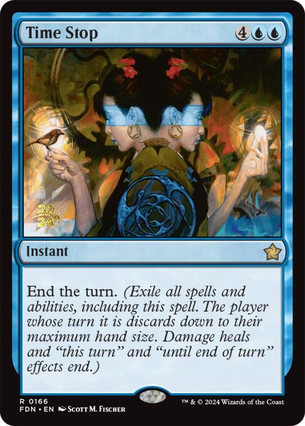 Time Stop [Foundations Prerelease Promos] Discount