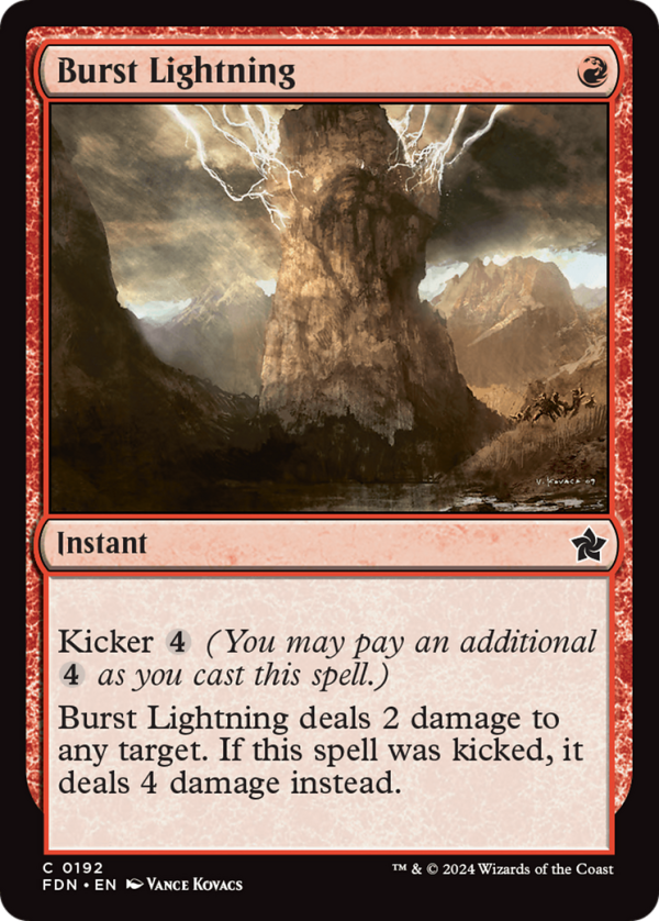 Burst Lightning [Foundations] For Sale