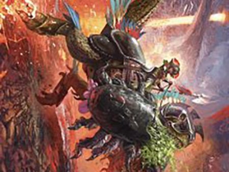 Triumphant Chomp Art Card [The Lost Caverns of Ixalan Art Series] For Sale