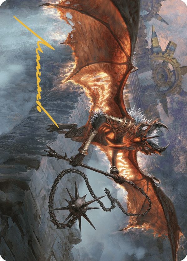 Bloodletter of Aclazotz Art Card (15 81) (Gold-Stamped Signature) [The Lost Caverns of Ixalan Art Series] Discount