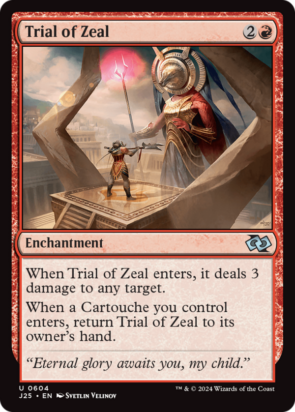 Trial of Zeal [Foundations Jumpstart] Hot on Sale