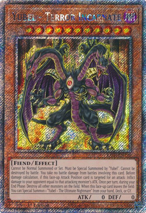 Yubel - Terror Incarnate (Platinum Secret Rare) [RA03-EN190] Platinum Secret Rare Online Sale