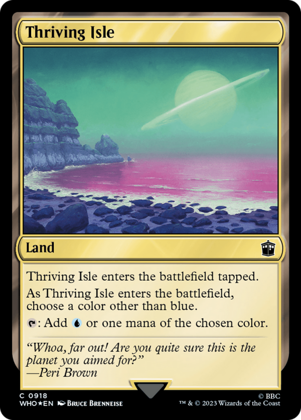 Thriving Isle (Surge Foil) [Doctor Who] For Discount