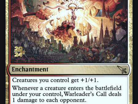 Warleader s Call [Murders at Karlov Manor Prerelease Promos] Cheap