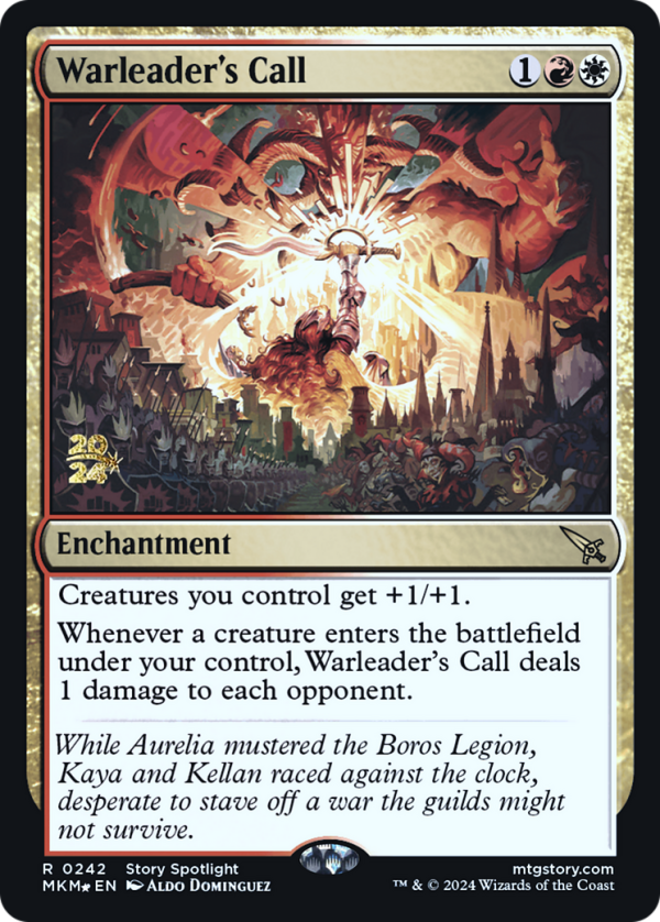 Warleader s Call [Murders at Karlov Manor Prerelease Promos] Cheap