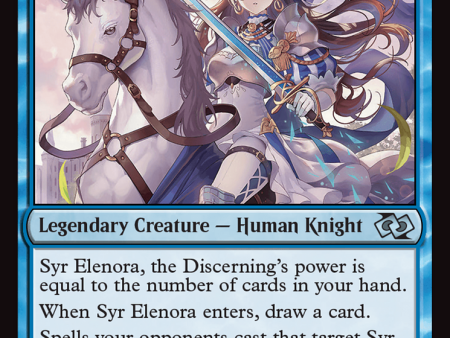 Syr Elenora, the Discerning (Anime) [Foundations Jumpstart] Hot on Sale