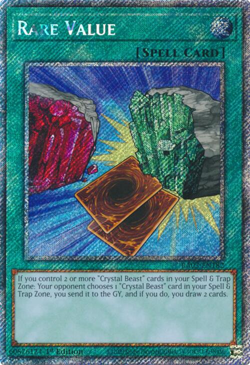 Rare Value (Platinum Secret Rare) [RA03-EN182] Platinum Secret Rare Hot on Sale