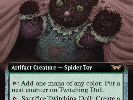 Twitching Doll (Extended Art) (Buy-a-box) [Duskmourn: House of Horror Promos] on Sale