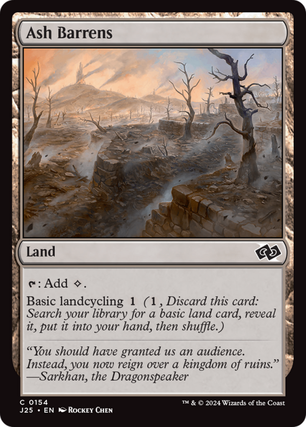 Ash Barrens [Foundations Jumpstart] Online Hot Sale