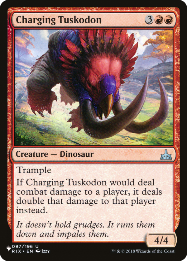 Charging Tuskodon [The List] Online