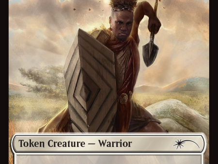 Warrior Token (Rainbow Foil) [Secret Lair Drop Series] For Discount