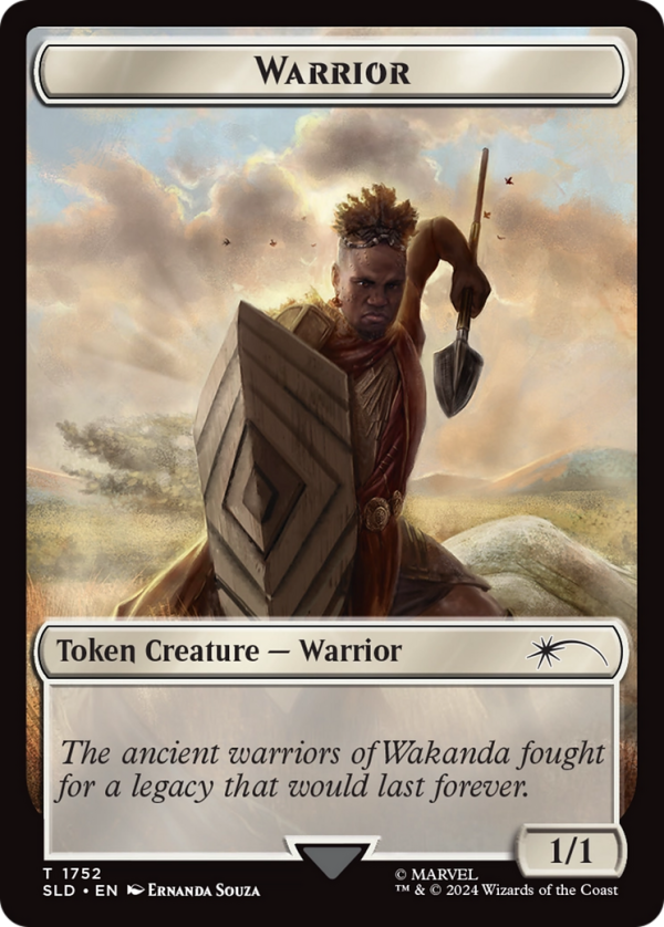 Warrior Token (Rainbow Foil) [Secret Lair Drop Series] For Discount