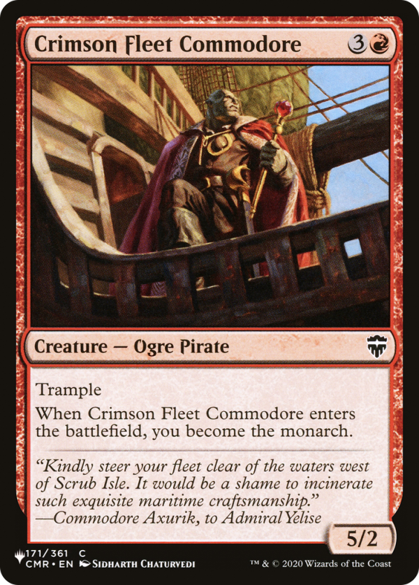 Crimson Fleet Commodore [The List] Online now