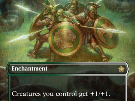 Anthem of Champions (Borderless Mana Foil) [Foundations] Cheap