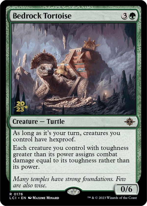 Bedrock Tortoise [The Lost Caverns of Ixalan Prerelease Cards] Online