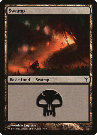 Swamp (79) [Duel Decks: Sorin vs. Tibalt] Online Sale