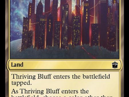 Thriving Bluff [Doctor Who] Sale