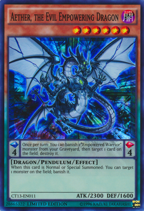 Aether, the Evil Empowering Dragon [CT13-EN011] Super Rare Online Sale